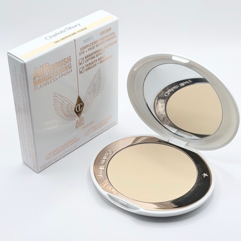Charlotte Tilbury AIRBRUSH BRIGHTENING FLAWLESS FINISH Brightening Powder | NWT